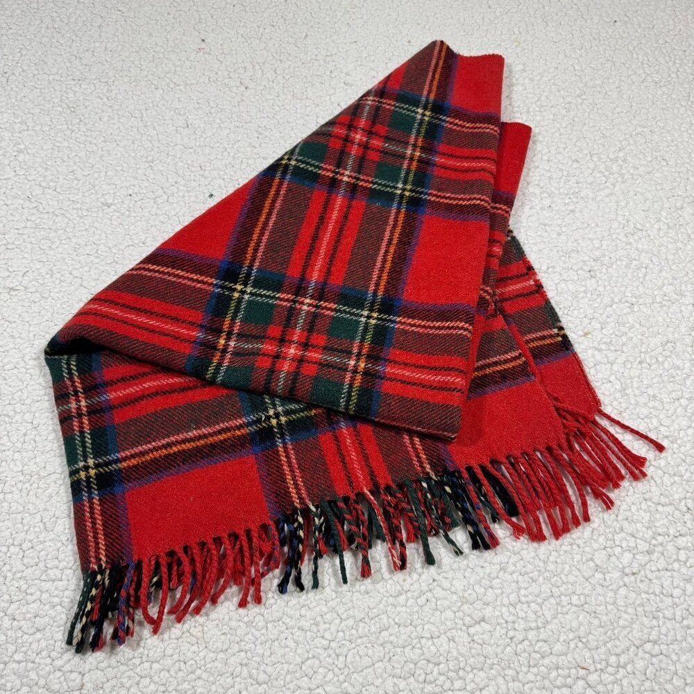 Spean Bridge Woollen Mill Throw Fringe Blanket 47”x 36” Tartan Plaid Scotland